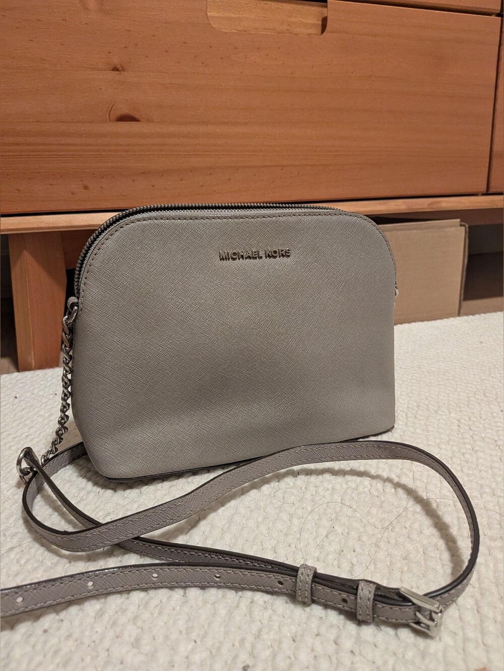 Michael Kors Gray Crossbody Purse